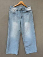 Frost Blue Baggy Denim Jeans 4
