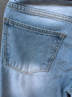 Frost Blue Baggy Denim Jeans 4