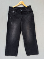 Washed Charcoal Baggy Denim 6