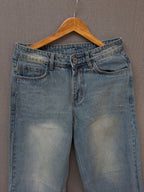 Retro Blue Baggy Denim Jeans 7