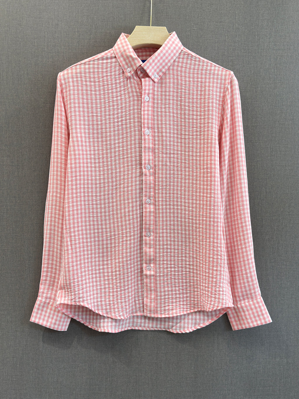 Textured Crush Check Shirt