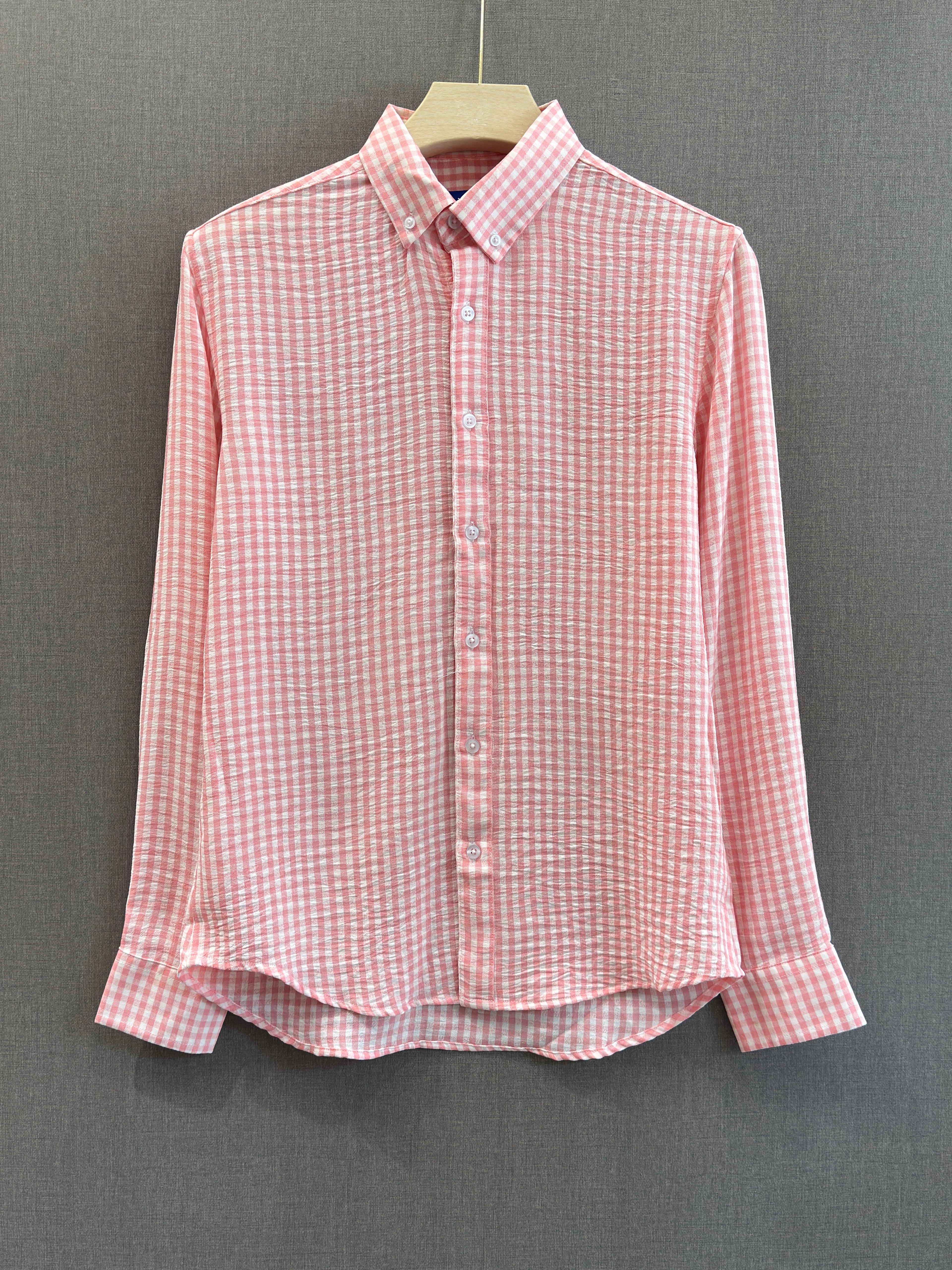 Textured Crush Check Shirt