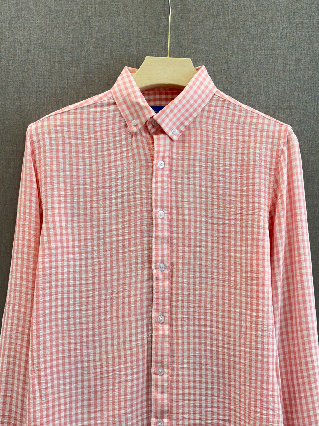 Textured Crush Check Shirt