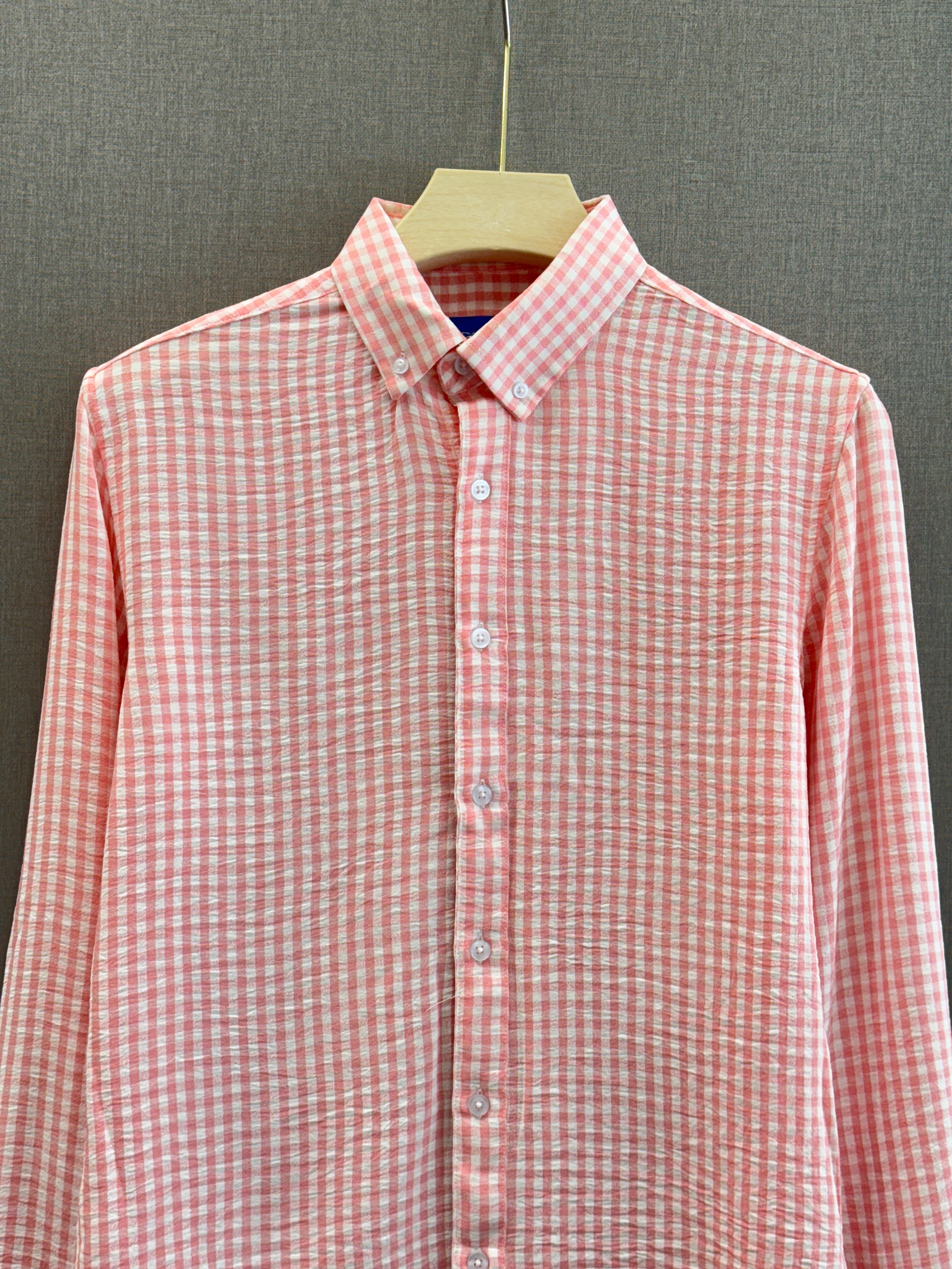 Textured Crush Check Shirt