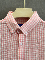 Textured Crush Check Shirt