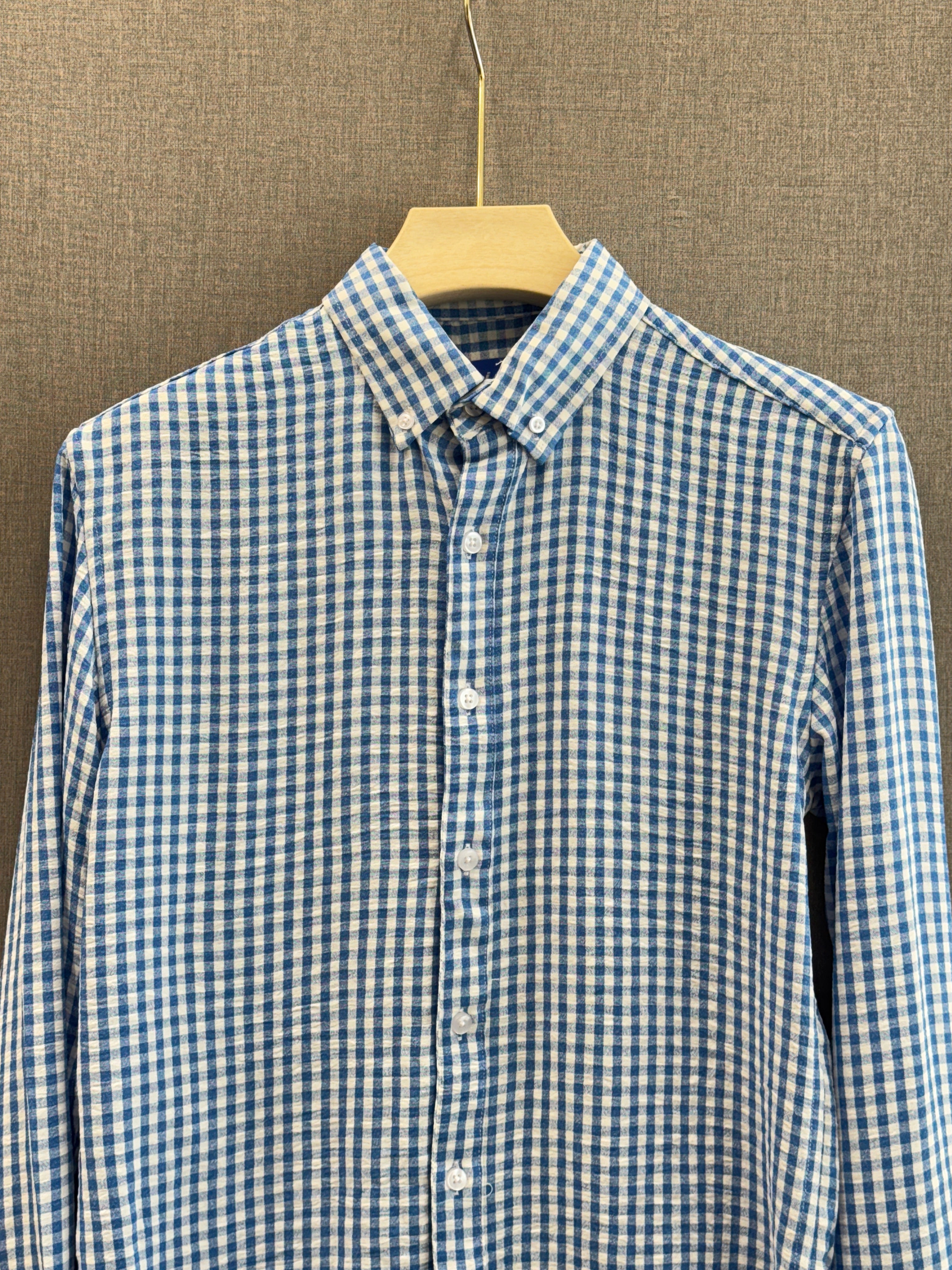Textured Crush Check Shirt