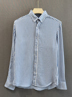 Relaxed Crush Stripe Shirt
