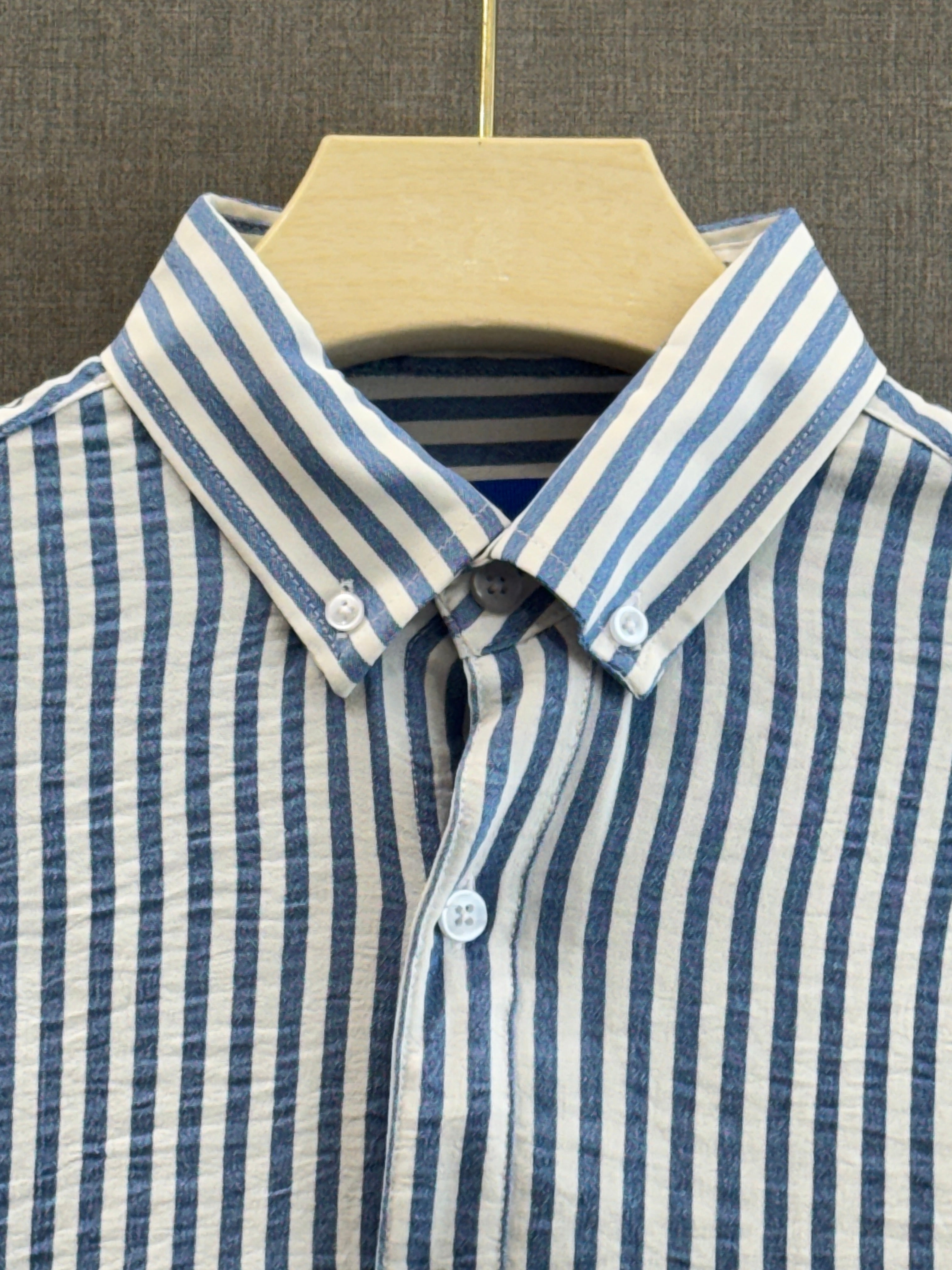 Relaxed Crush Stripe Shirt