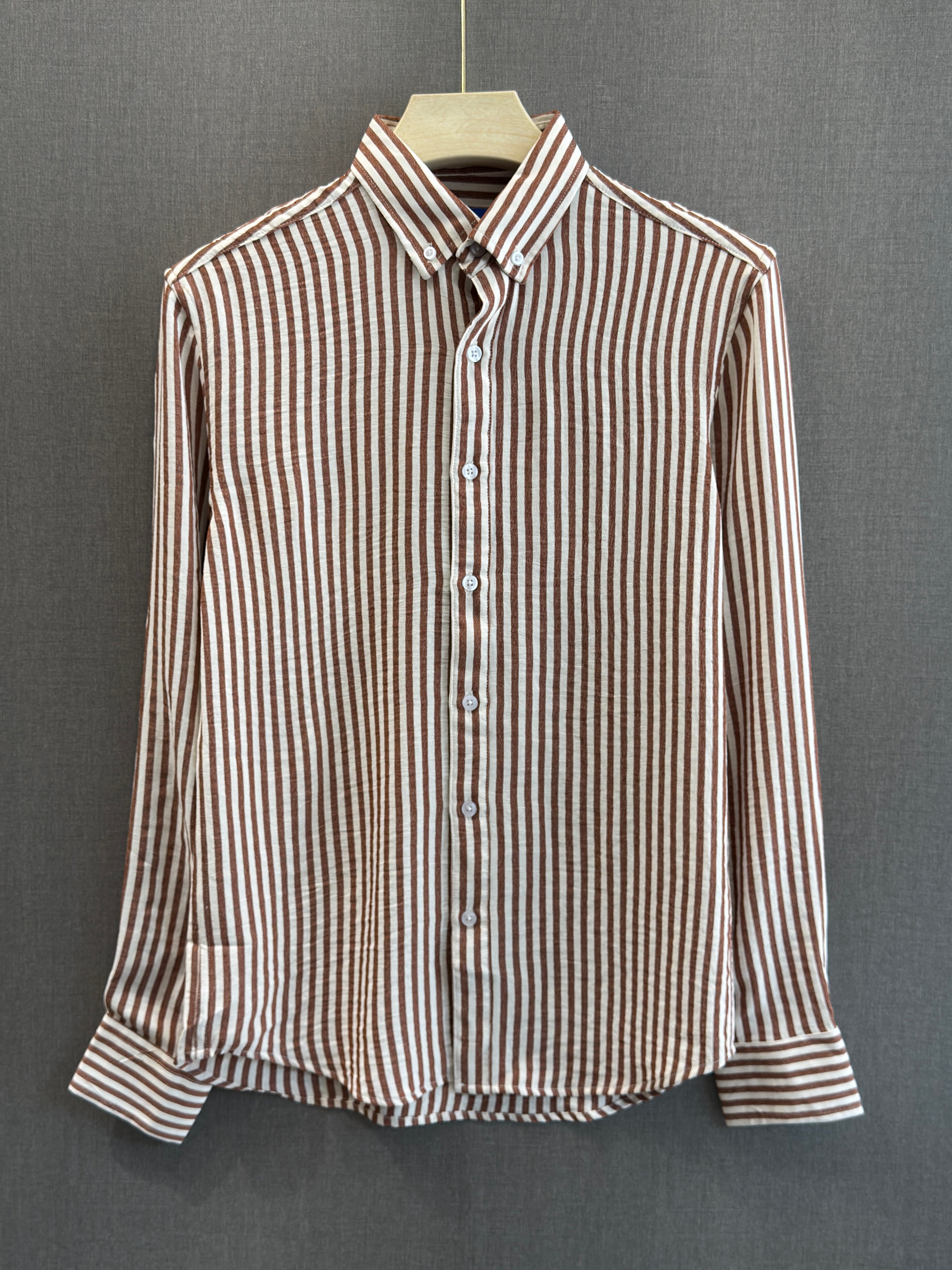 Relaxed Crush Stripe Shirt