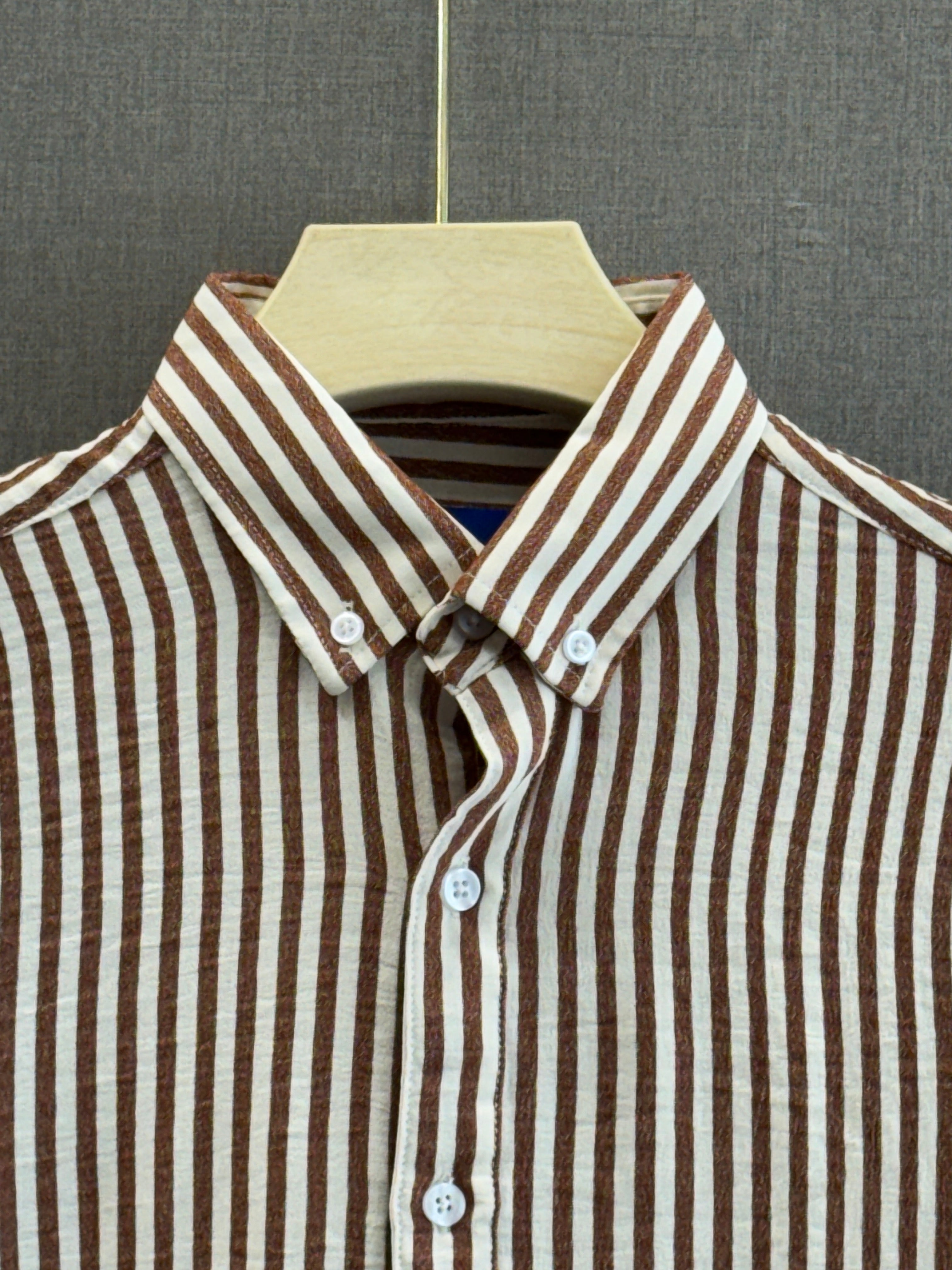Relaxed Crush Stripe Shirt