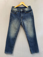 Dark Indigo Washed Straight Fit Jeans