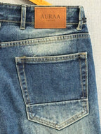 Dark Indigo Washed Straight Fit Jeans