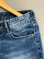 Deep Blue Fade Straight Fit Jeans