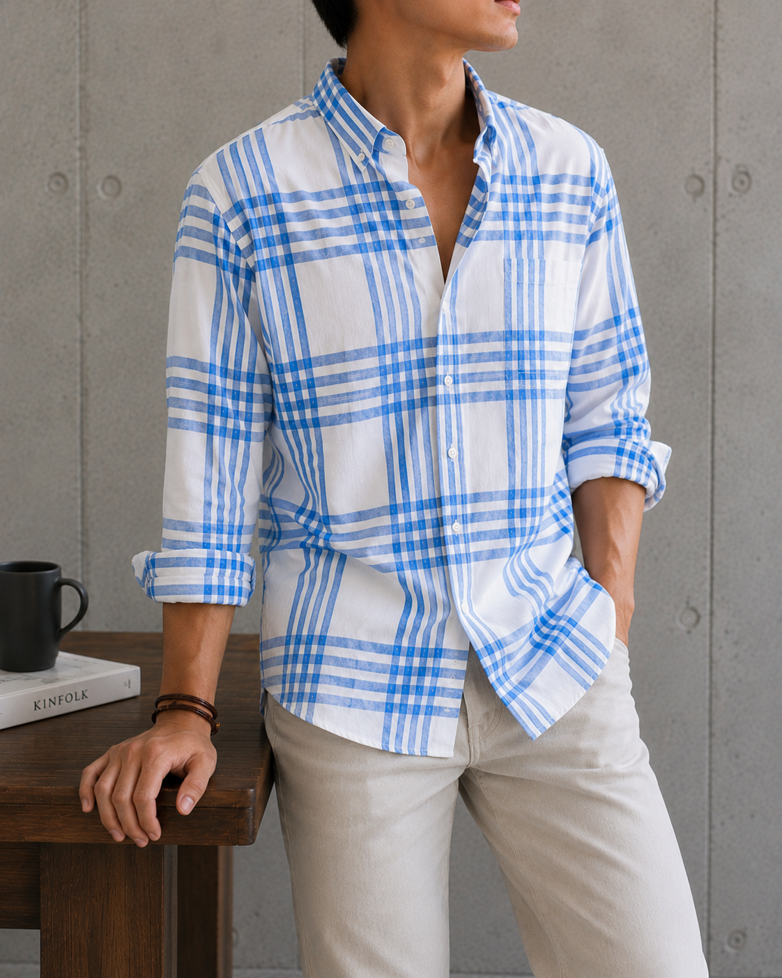 Skyline Blue Flannel Shirt