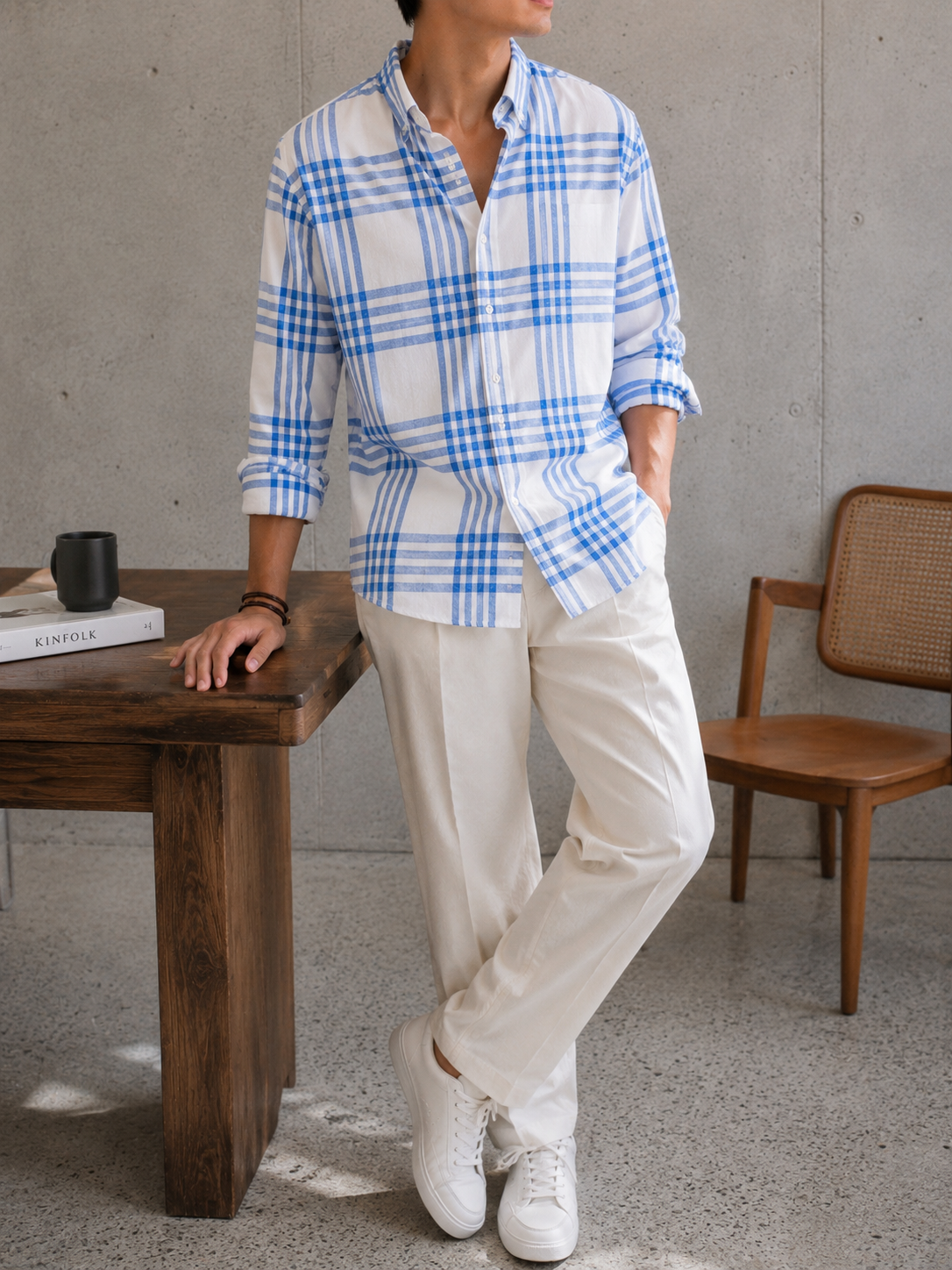 Skyline Blue Flannel Shirt