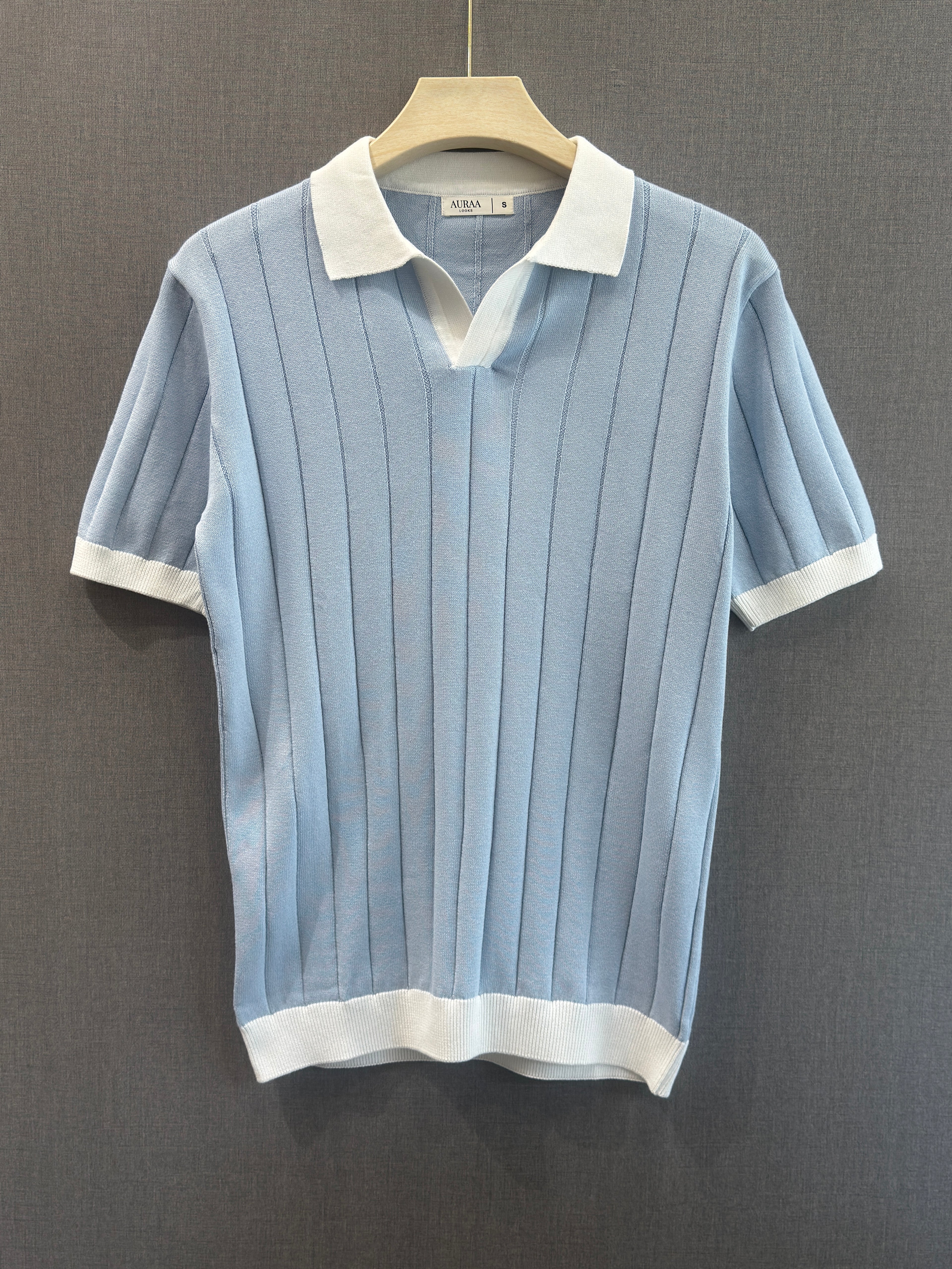 Knitted Polo T-Shirt