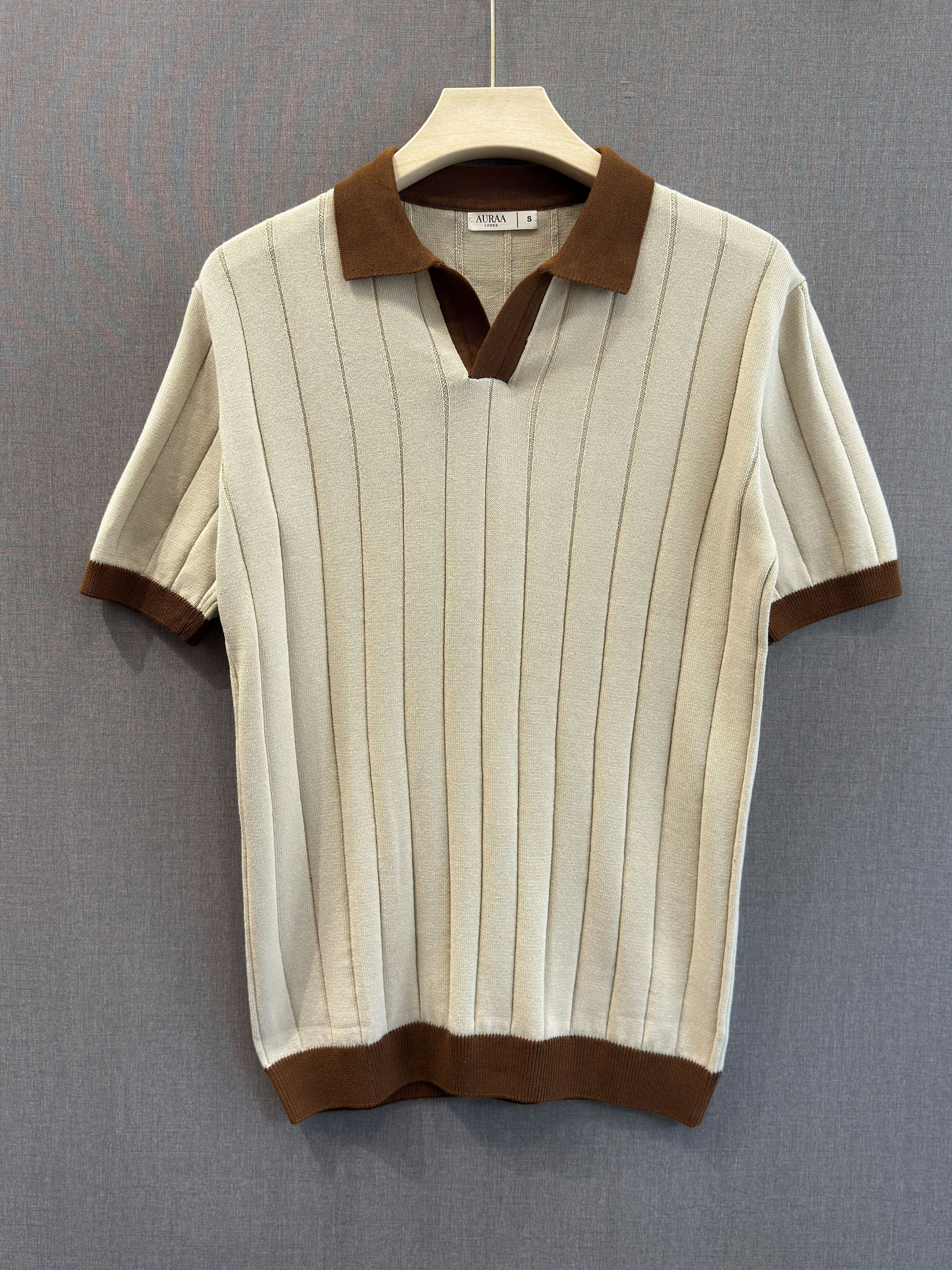 Knitted Polo T-Shirt
