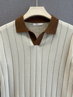 Knitted Polo T-Shirt
