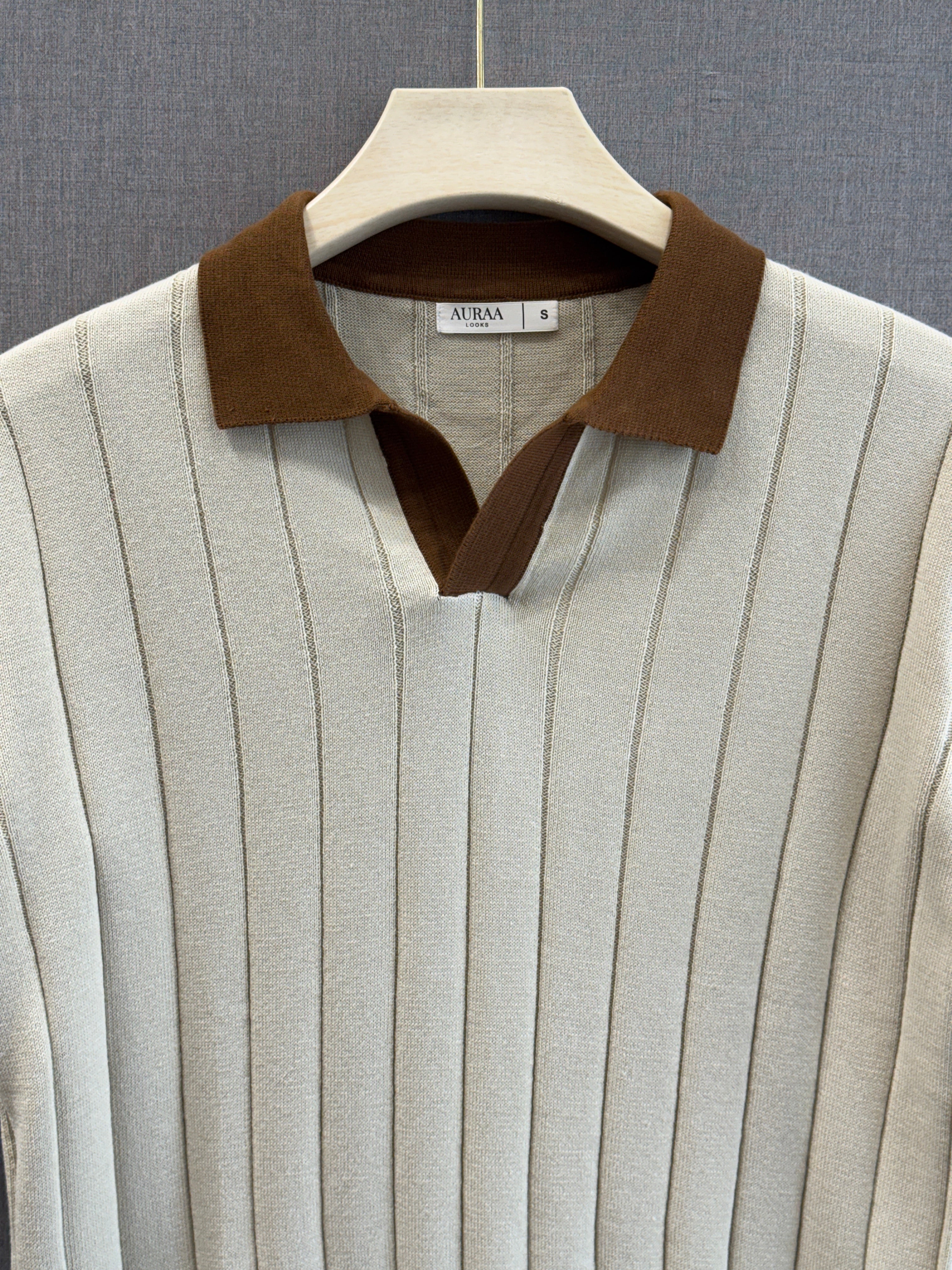 Knitted Polo T-Shirt