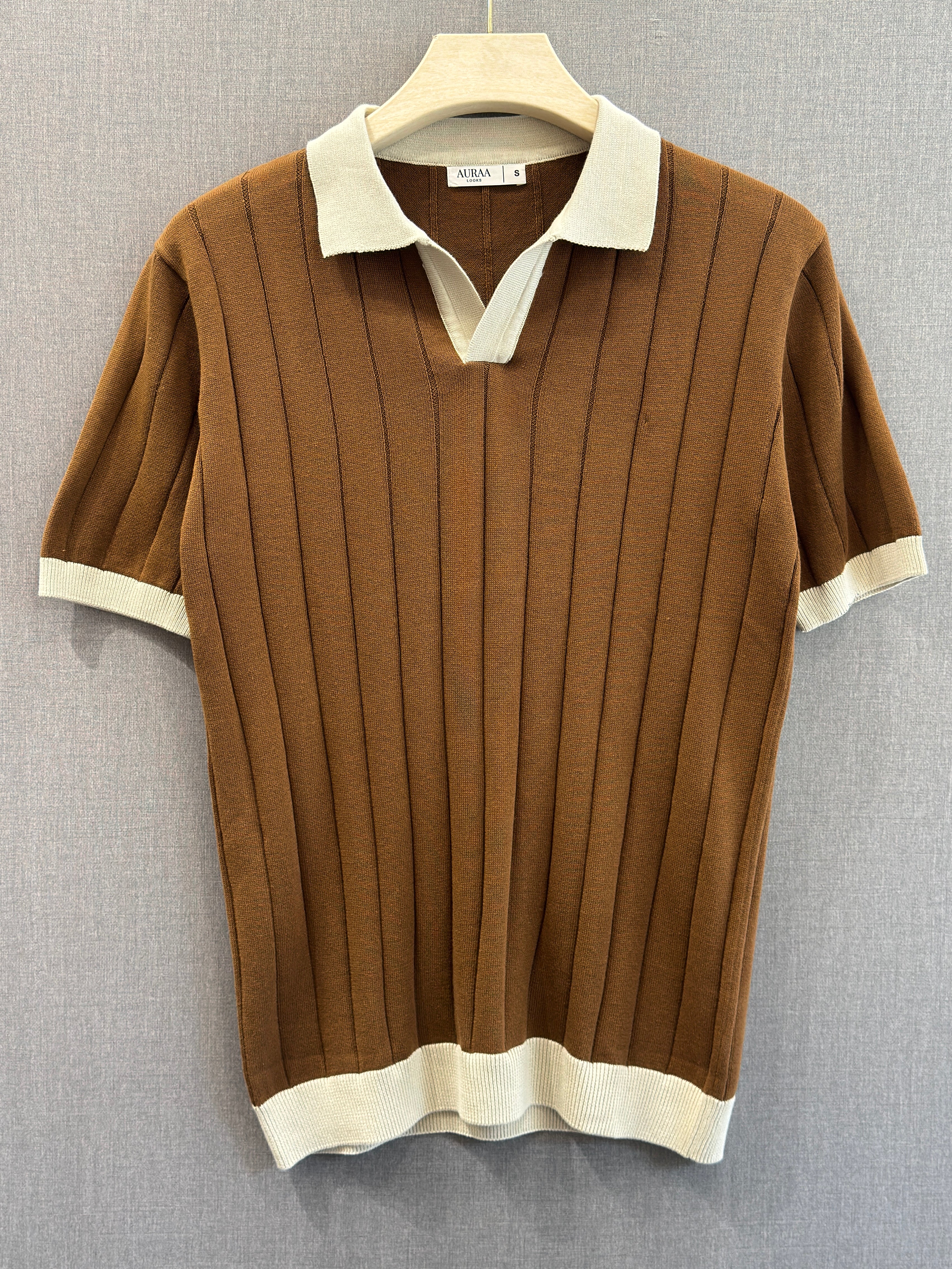 Knitted Polo T-Shirt