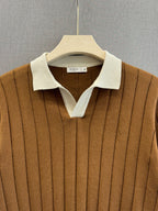 Knitted Polo T-Shirt