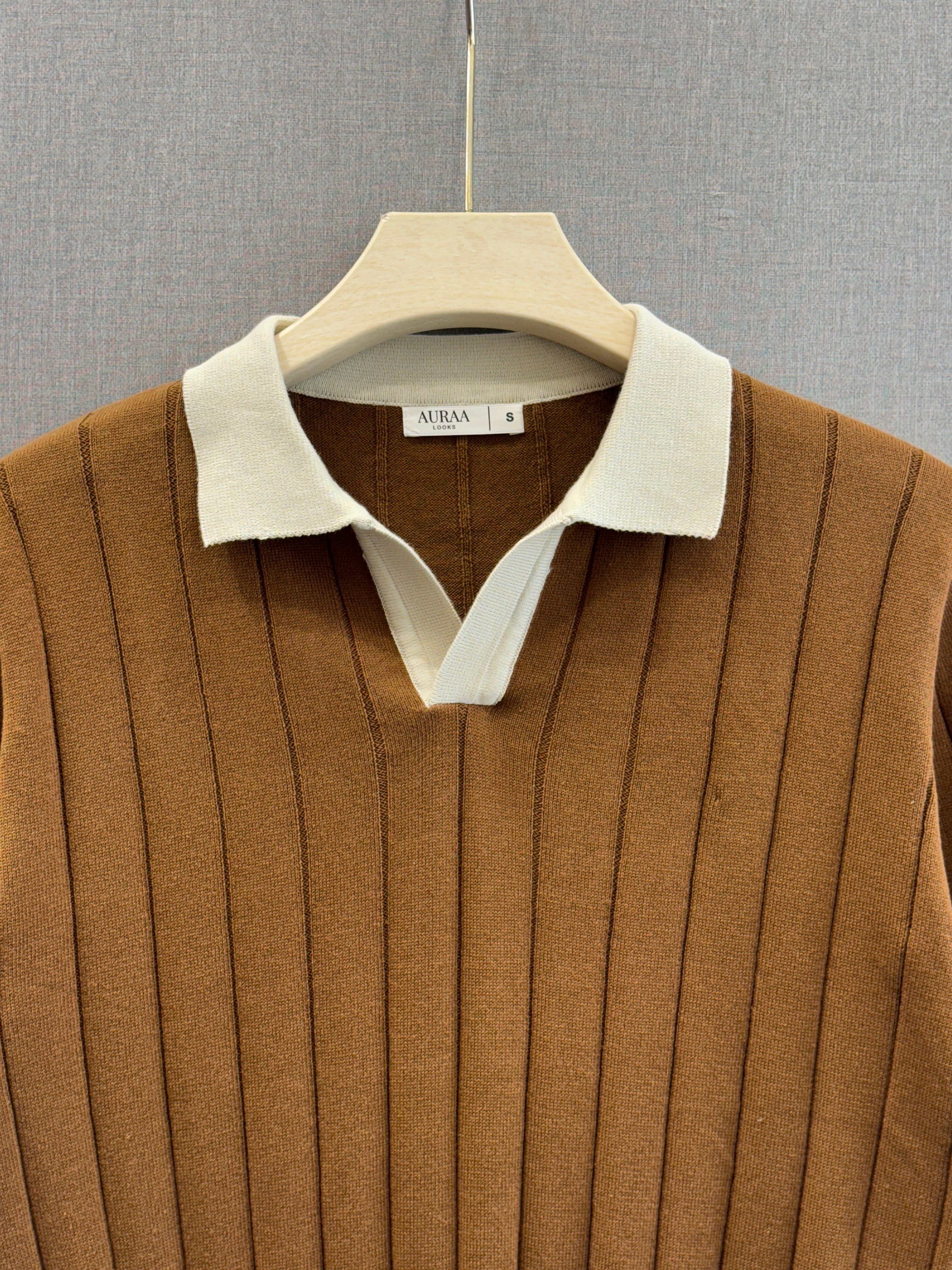 Knitted Polo T-Shirt