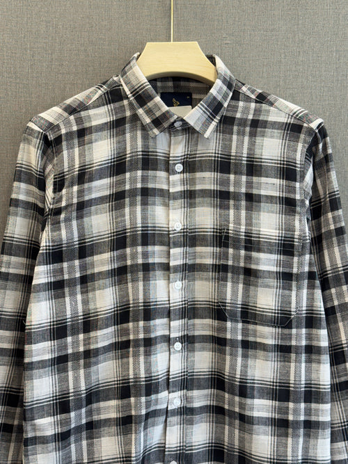 Checks Shirt - Classic Black