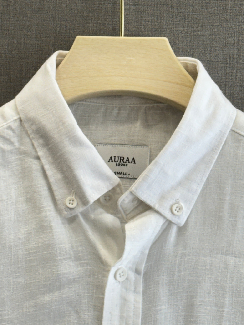 Auraa Luxe Linen Shirt - White