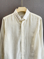 Auraa Luxe Linen Shirt - Ivory