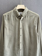 Auraa Luxe Linen Shirt - Sage Mist