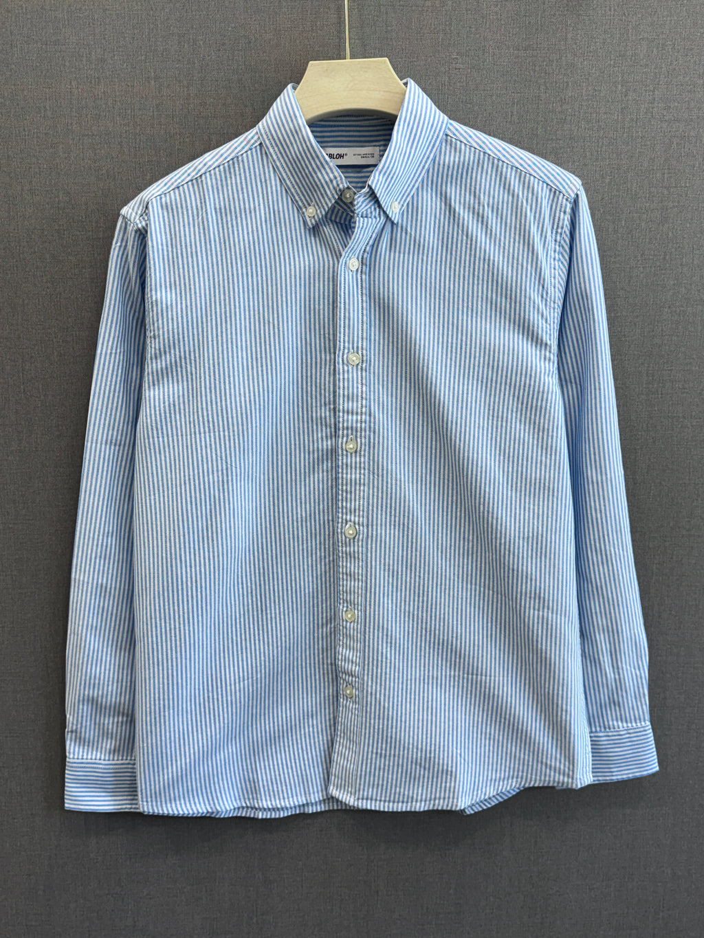 Oxford Stripe Shirt - Sky Blue