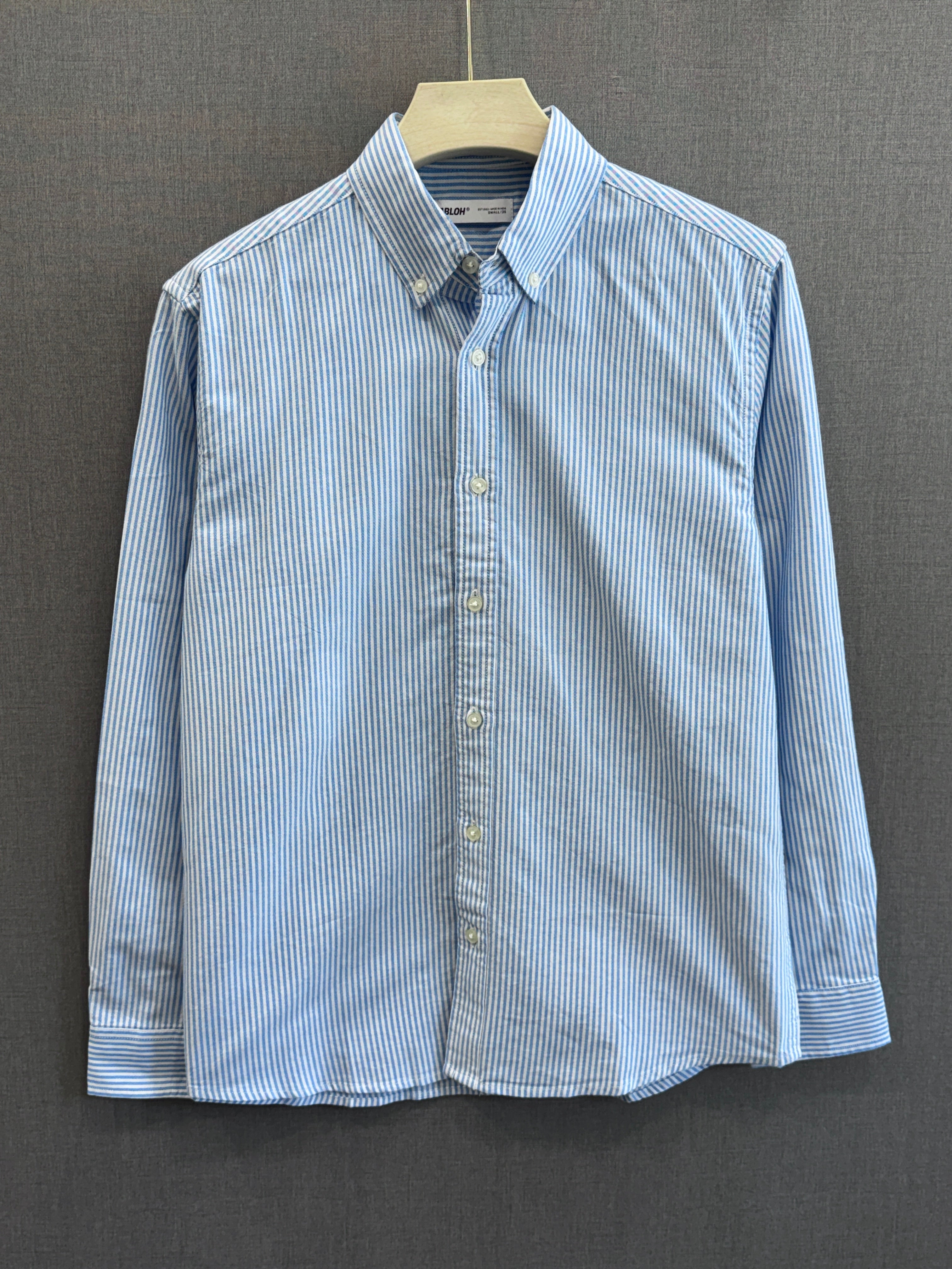 Oxford Stripe Shirt - Sky Blue