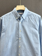 Oxford Stripe Shirt - Sky Blue