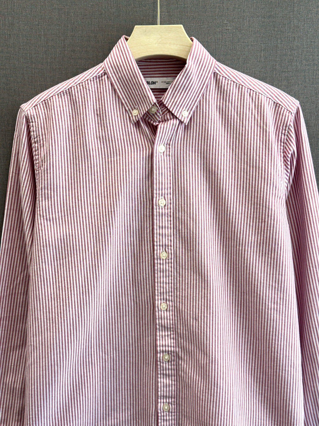Oxford Stripe Shirt - Rose Pink