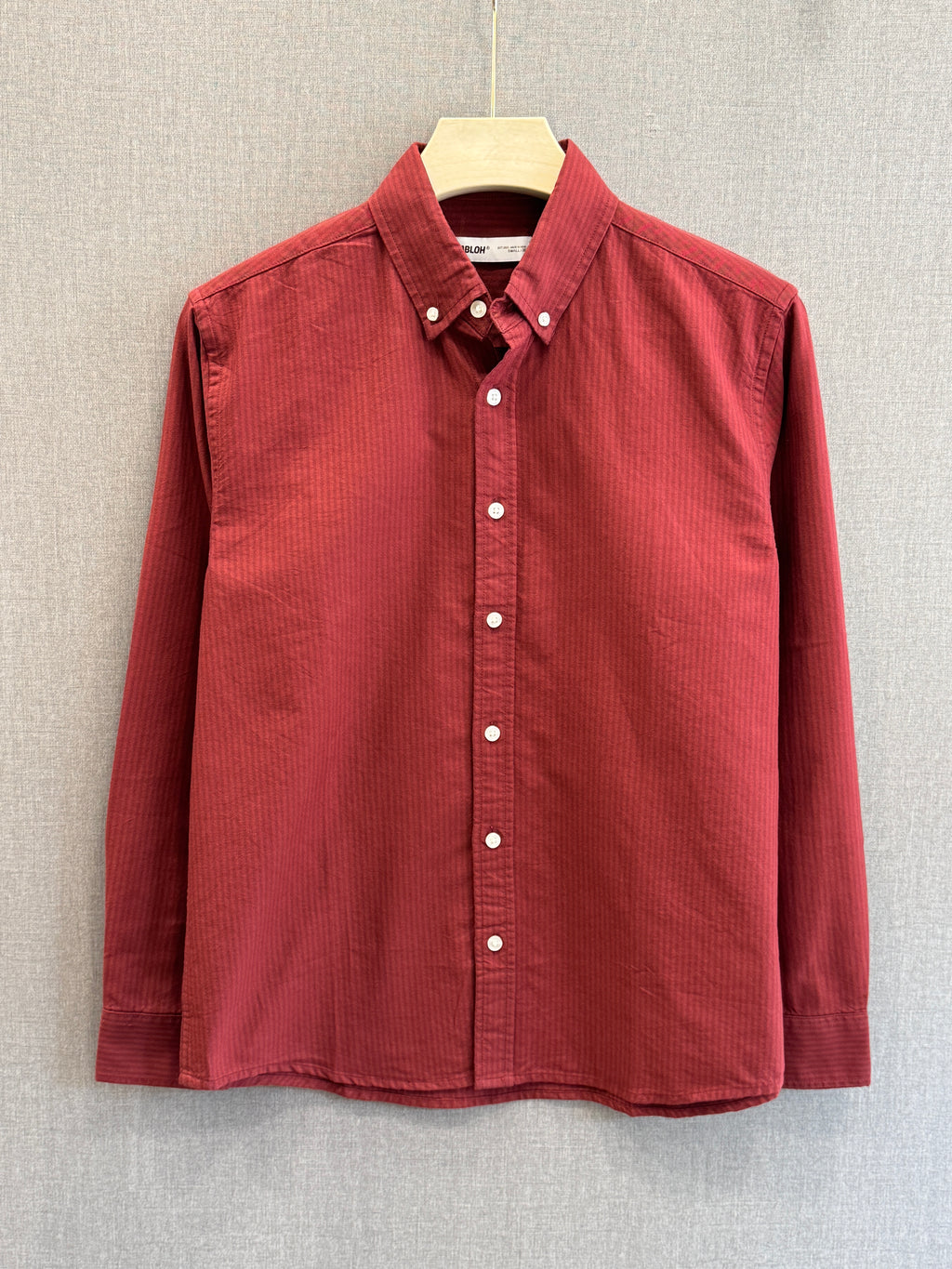 Oxford Solid Shirt - Brick Red