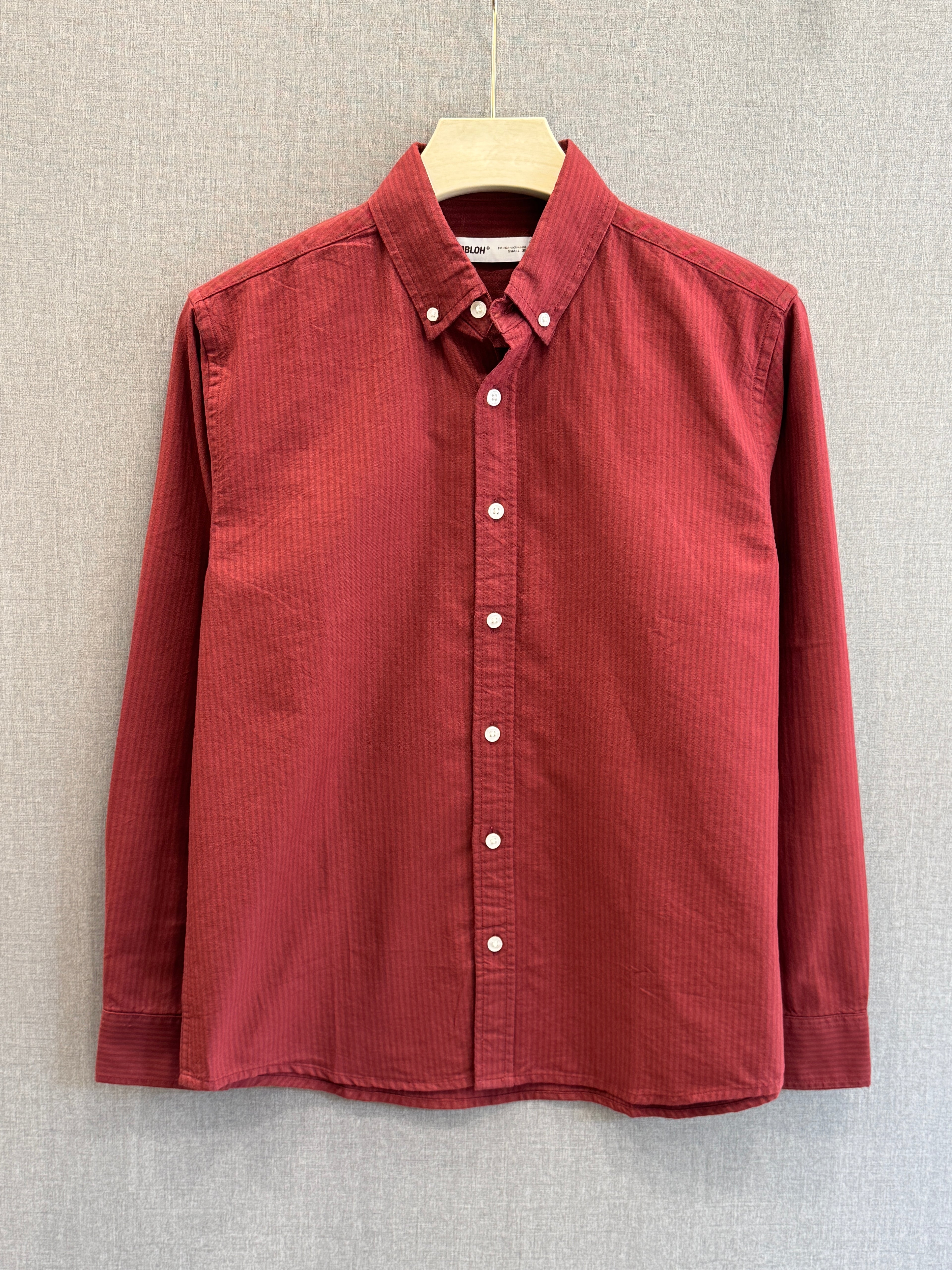 Oxford Solid Shirt - Brick Red