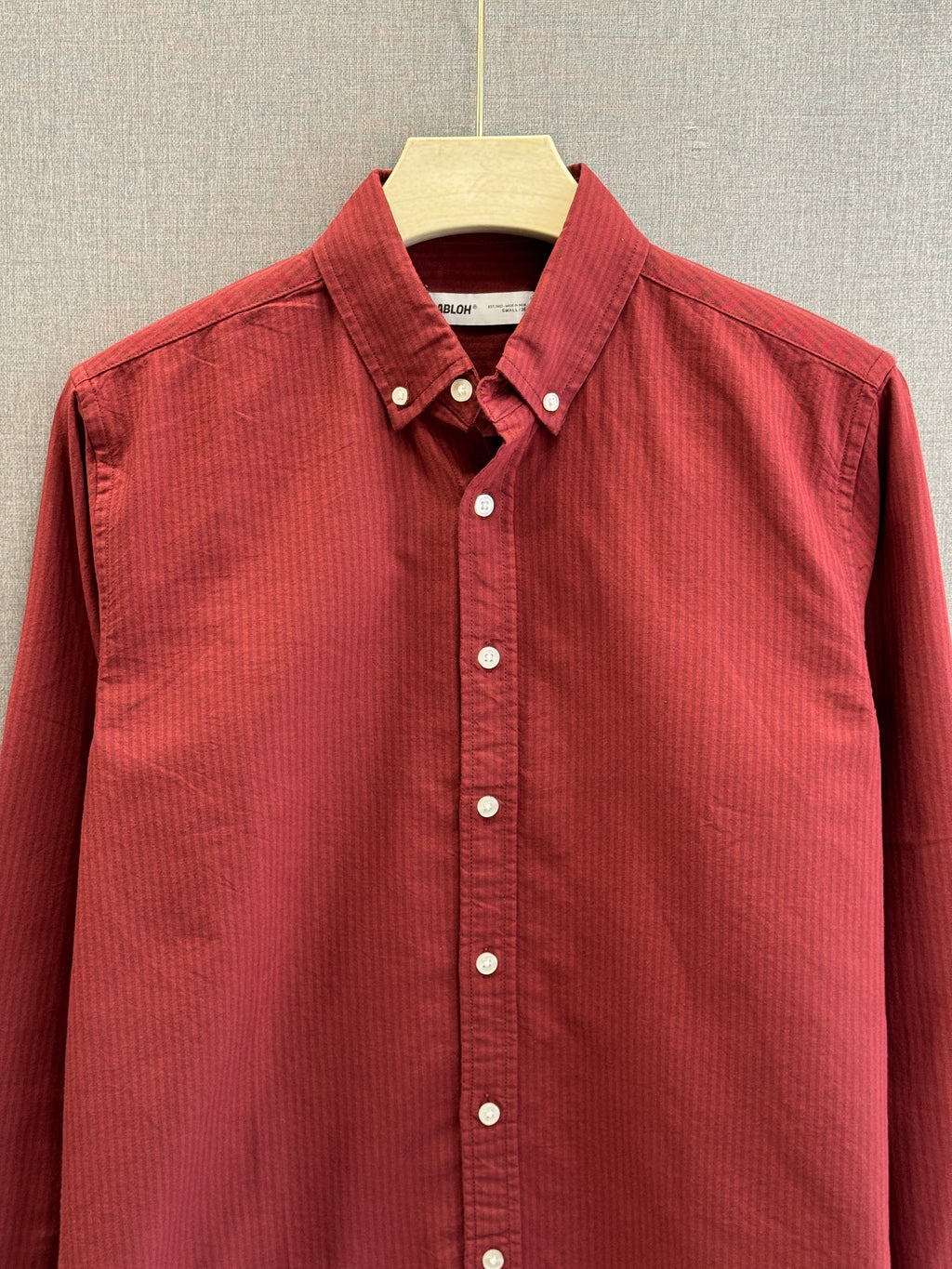 Oxford Solid Shirt - Brick Red