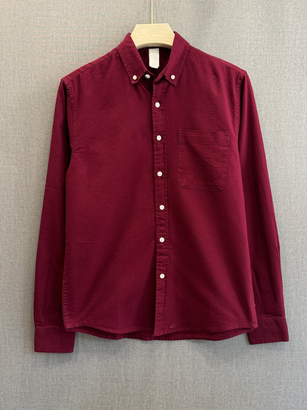 Classic Oxford Shirt - Burgundy Wine