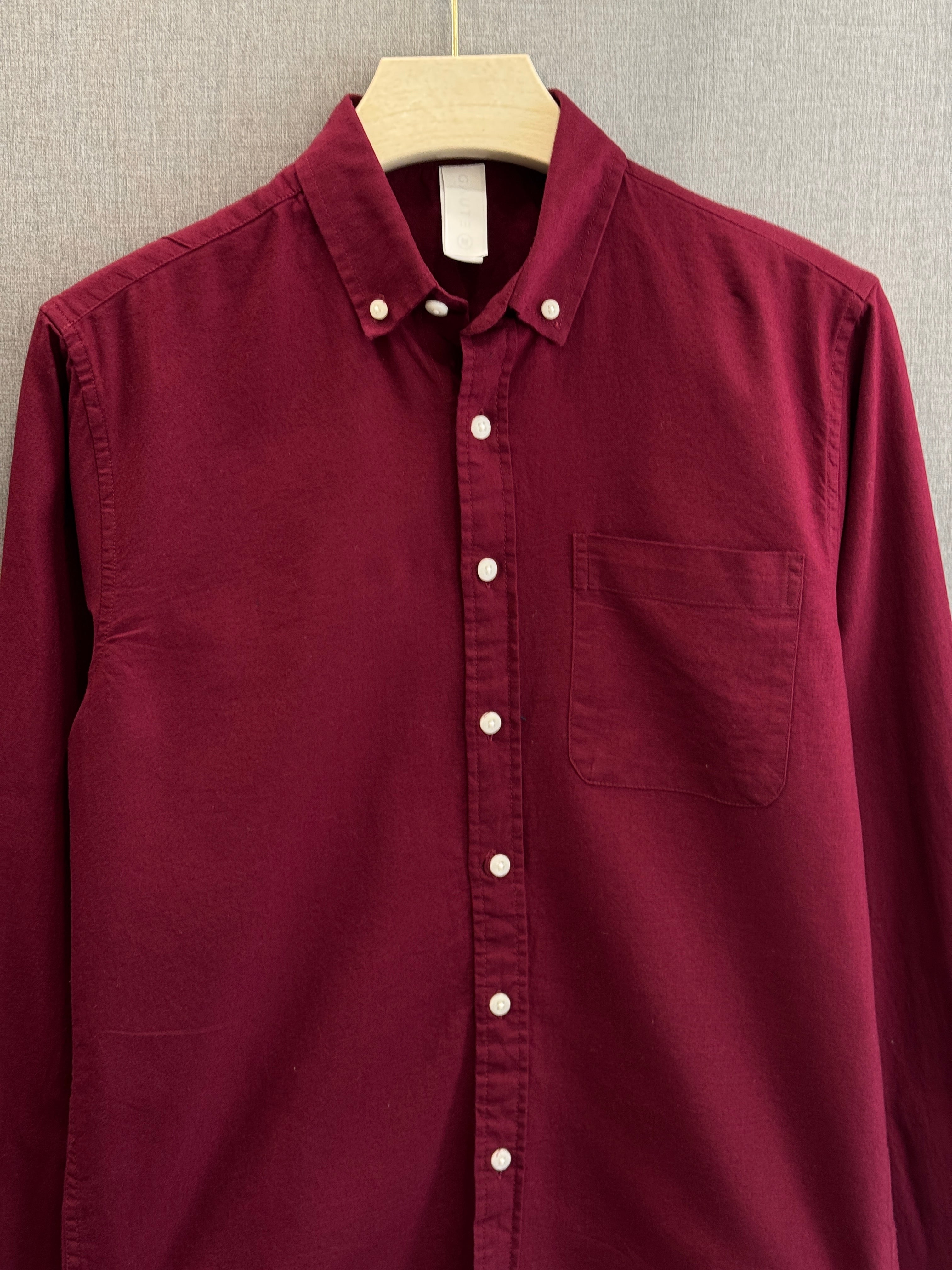 Classic Oxford Shirt - Burgundy Wine