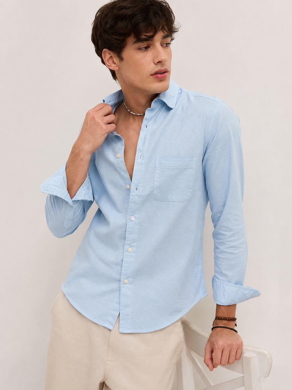 Classic Oxford Shirt - Sky Blue