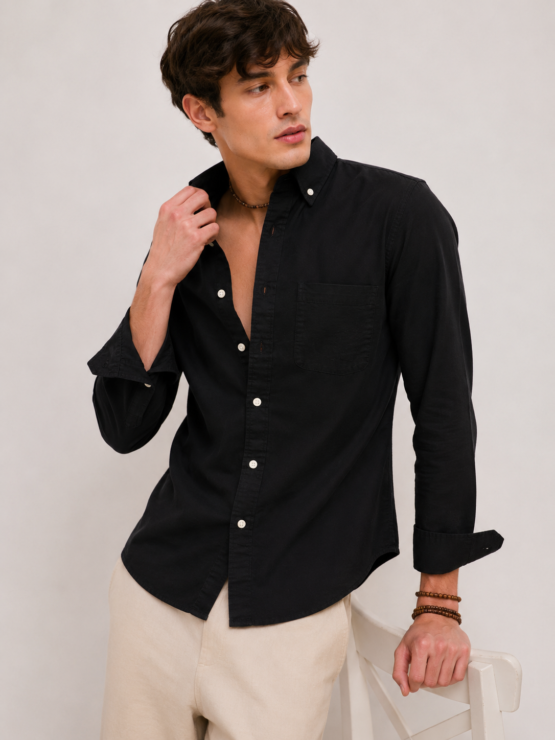 Classic Oxford Shirt - Classic Black