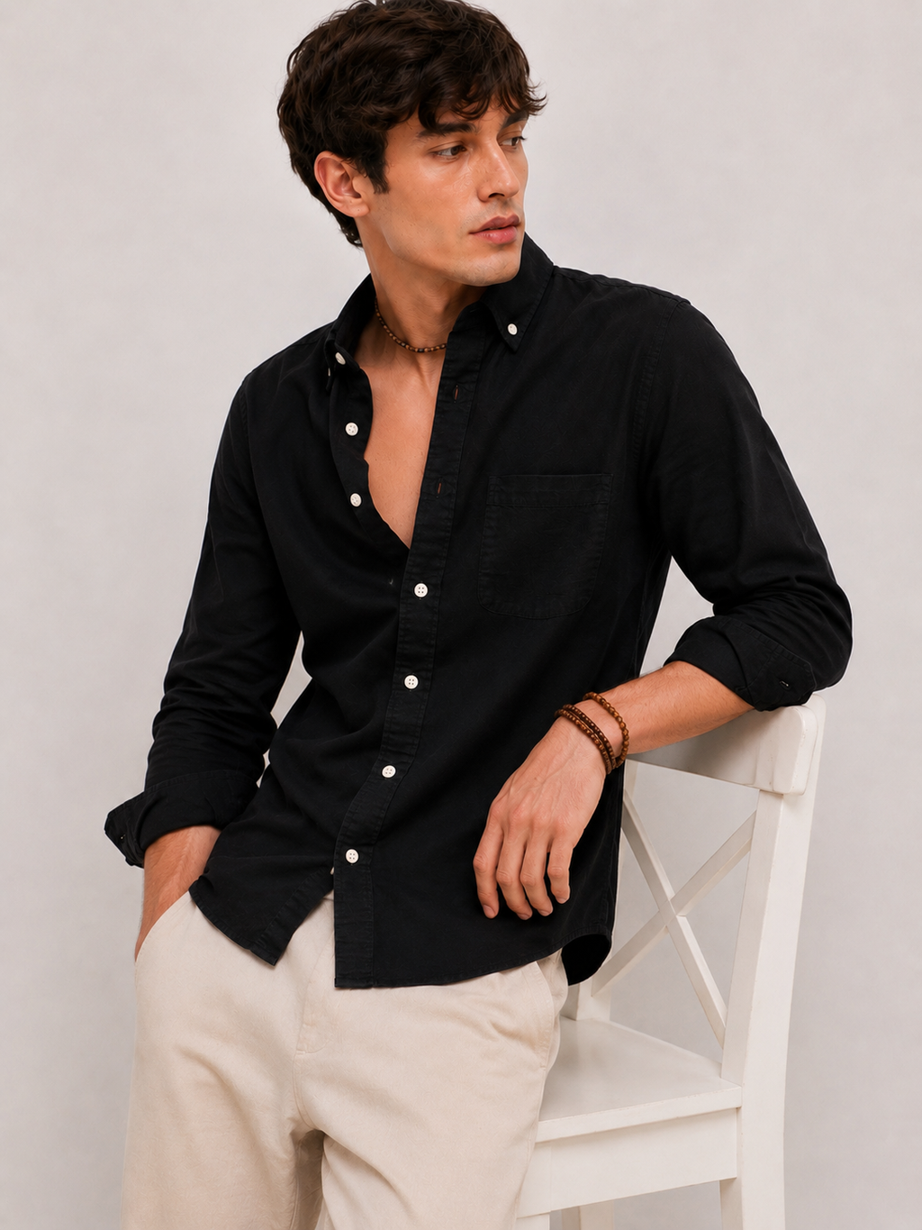 Classic Oxford Shirt - Classic Black
