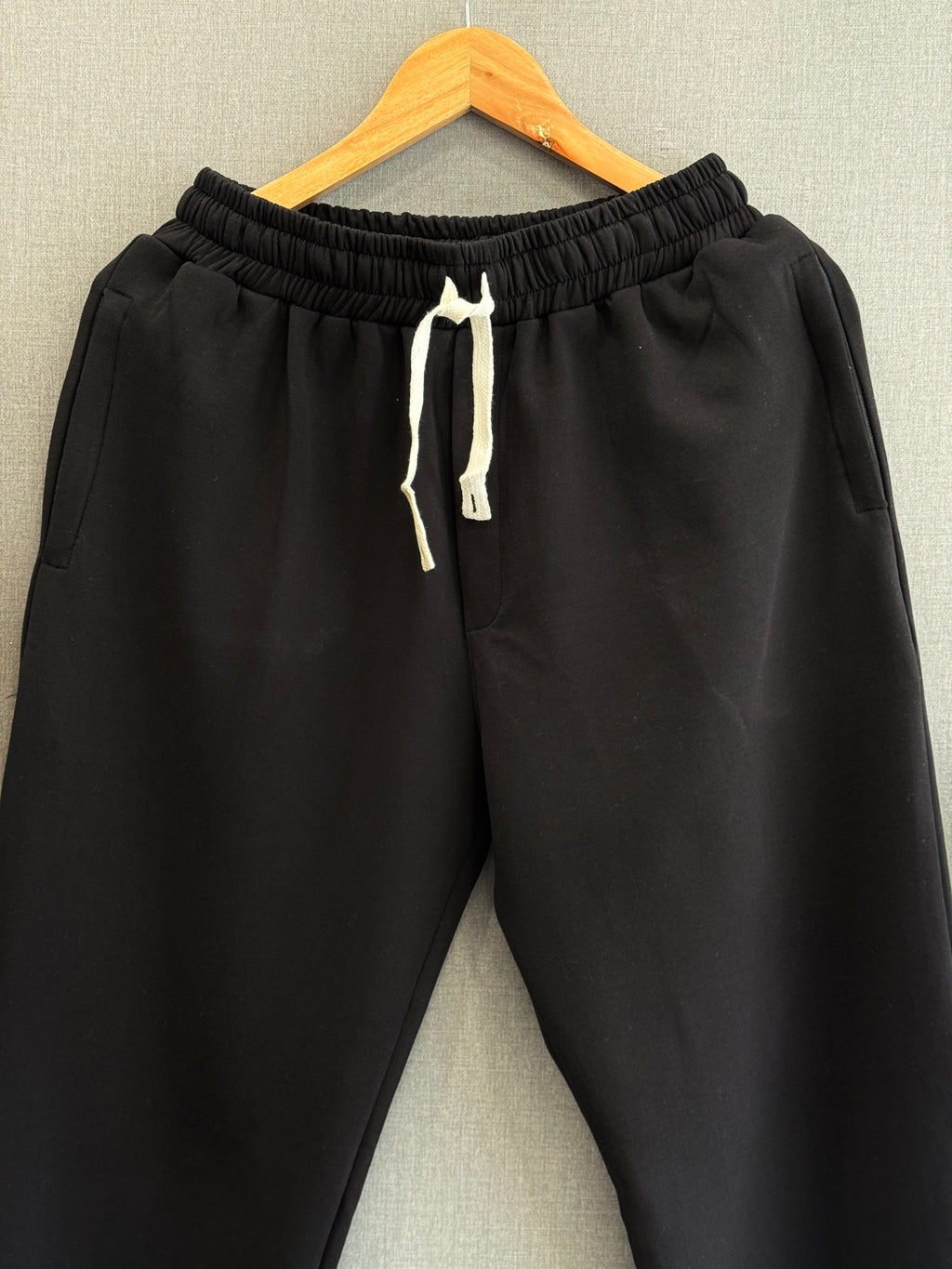 Straight Fit Track Pant - Jet Black