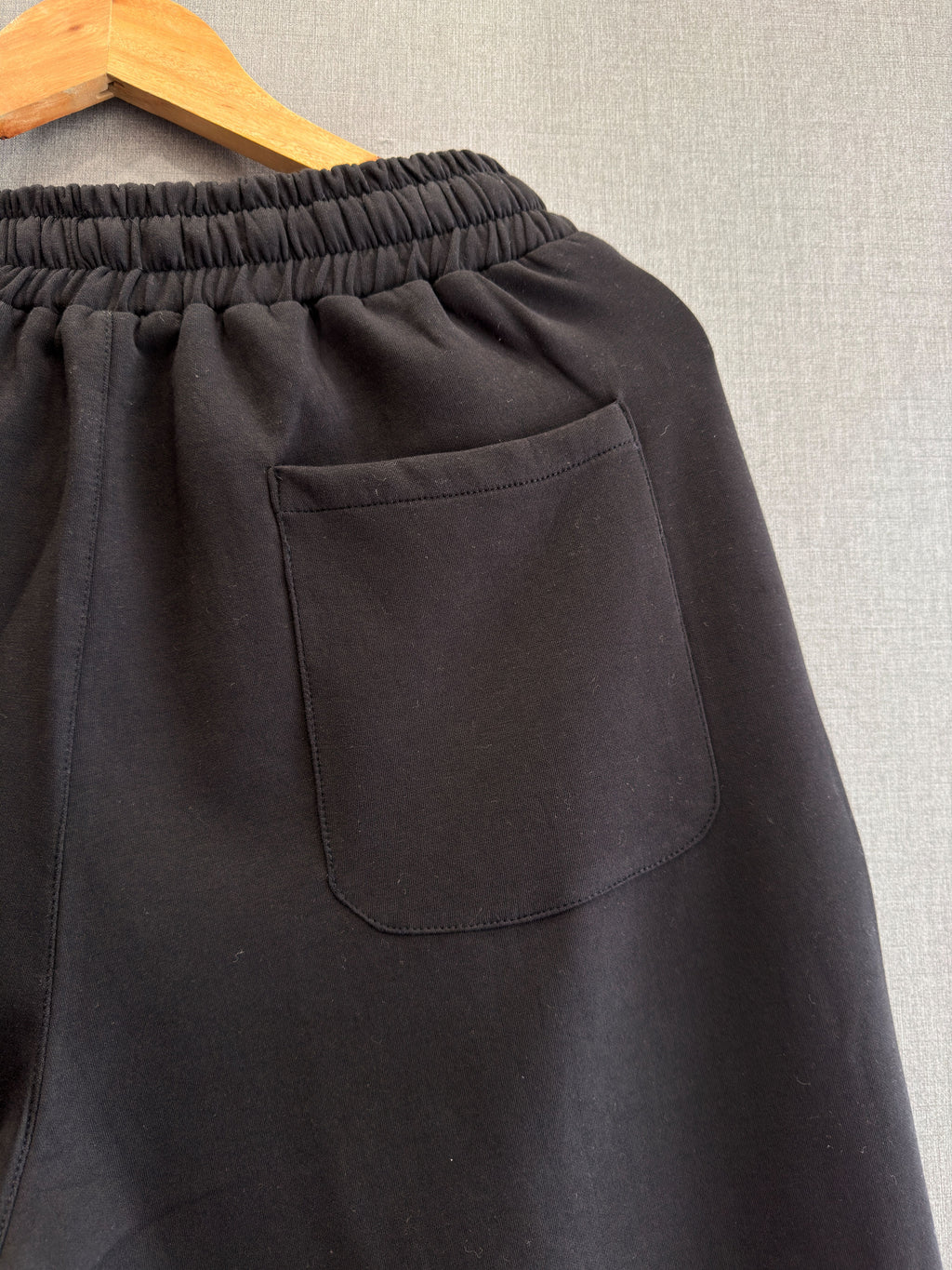 Straight Fit Track Pant - Jet Black