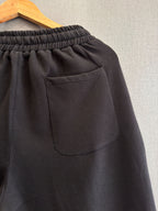 Straight Fit Track Pant - Jet Black
