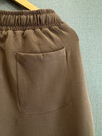 Straight Fit Track Pant - Mocha Brown