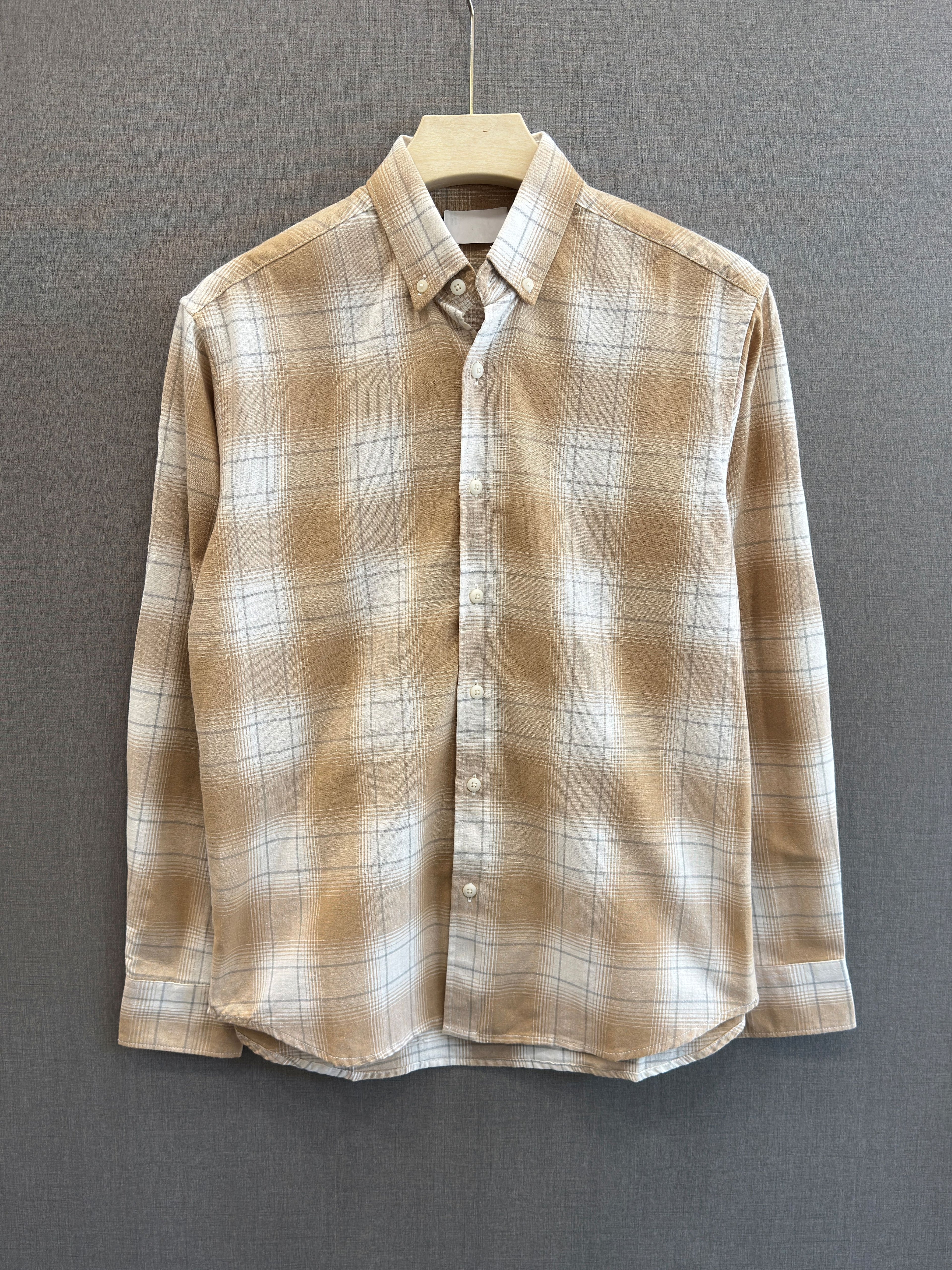 Signature Check Shirt - Sand Beige