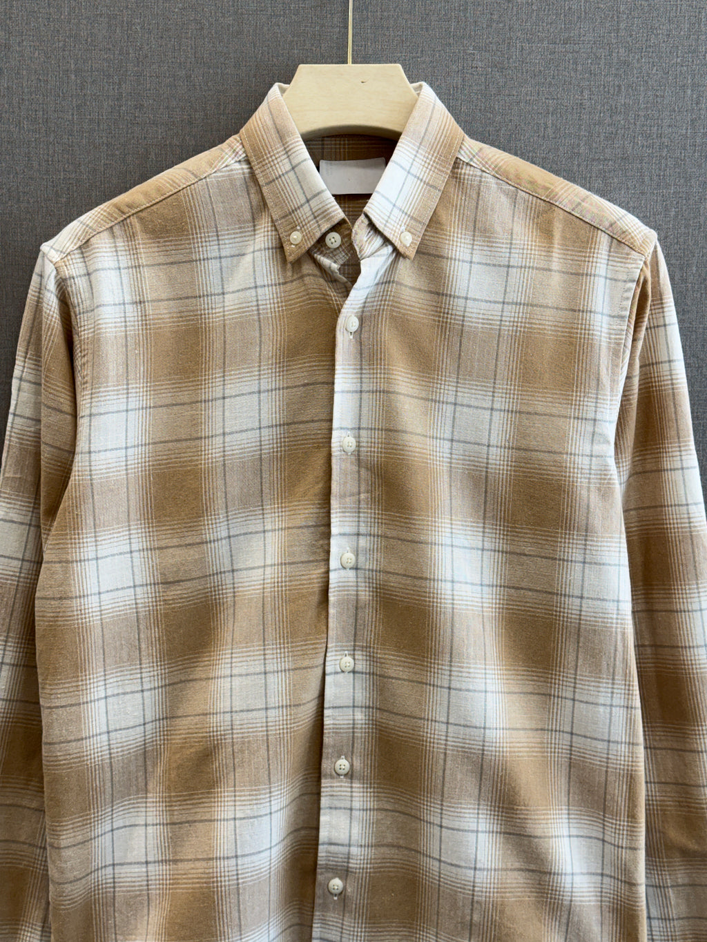 Signature Check Shirt - Sand Beige