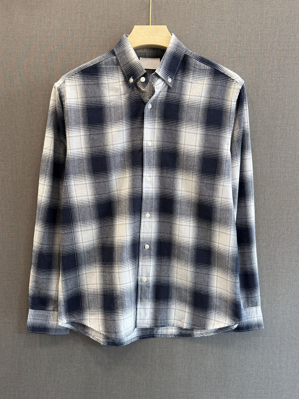 Signature Check Shirt - Midnight Navy