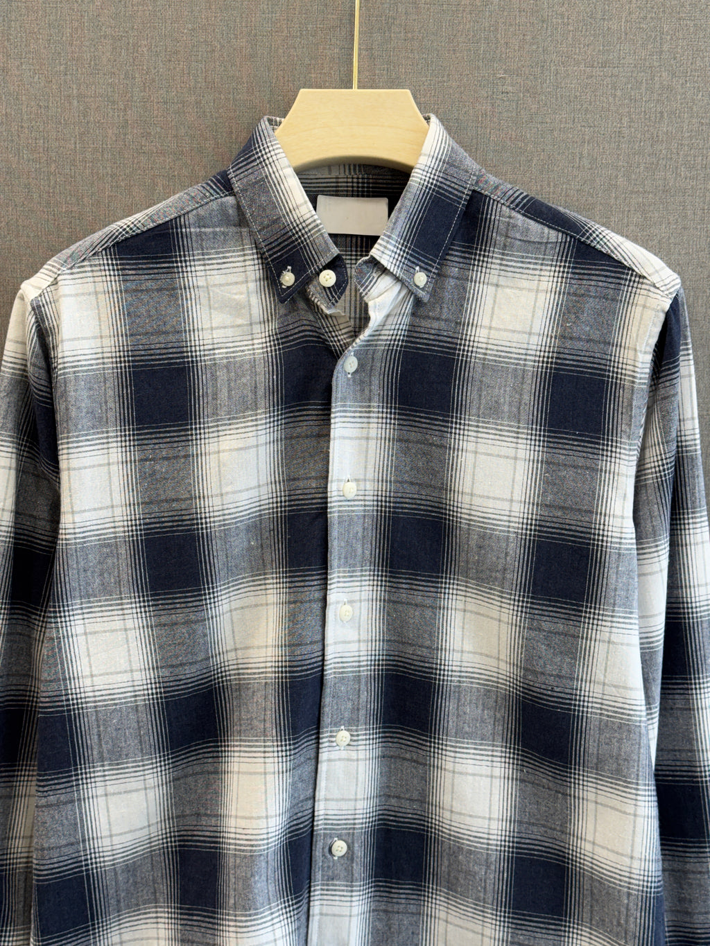 Signature Check Shirt - Midnight Navy